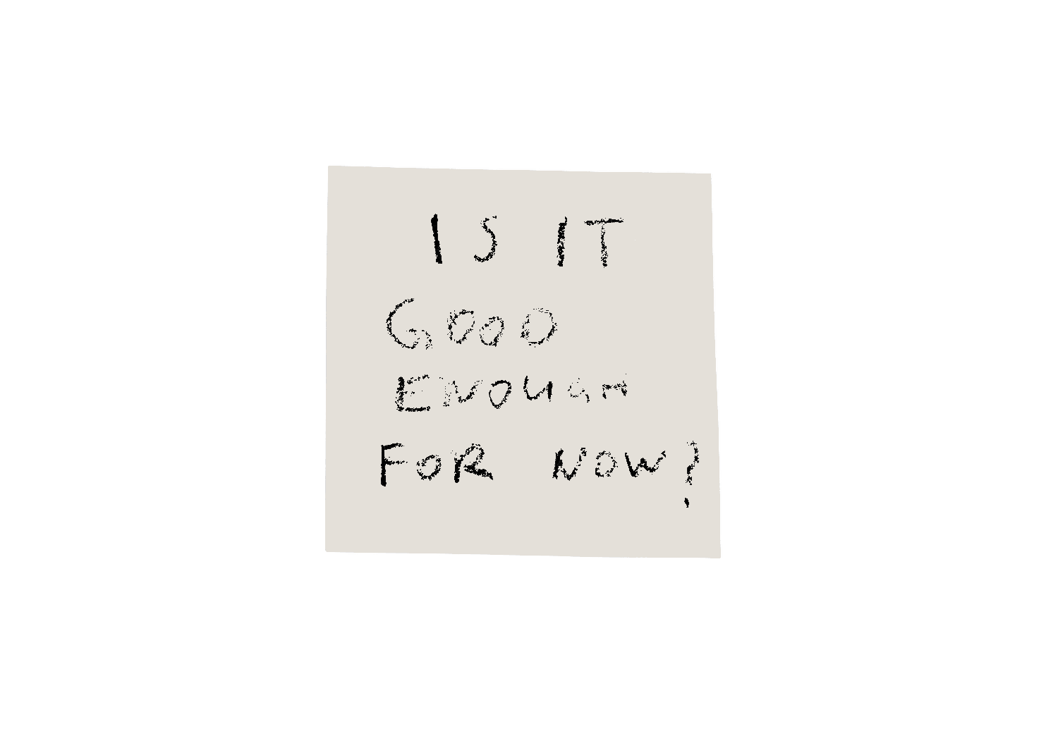 Notes from a Former Perfectionist & People Pleaser